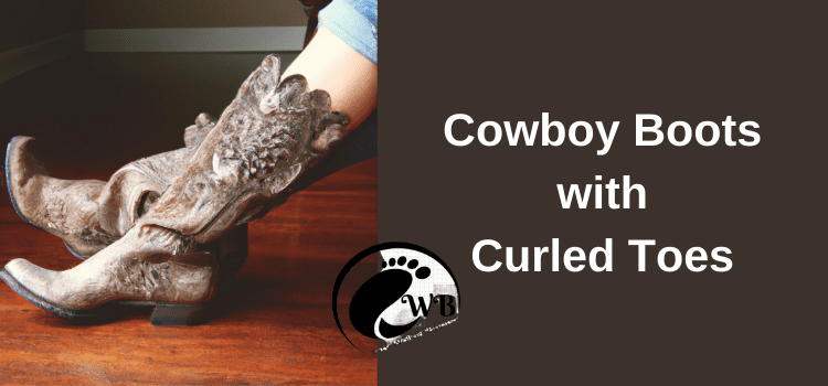 Cowboy Boots with Curled Toes