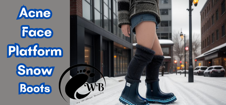 Acne Face Platform Snow Boots _ The Ultimate Winter Style Statement